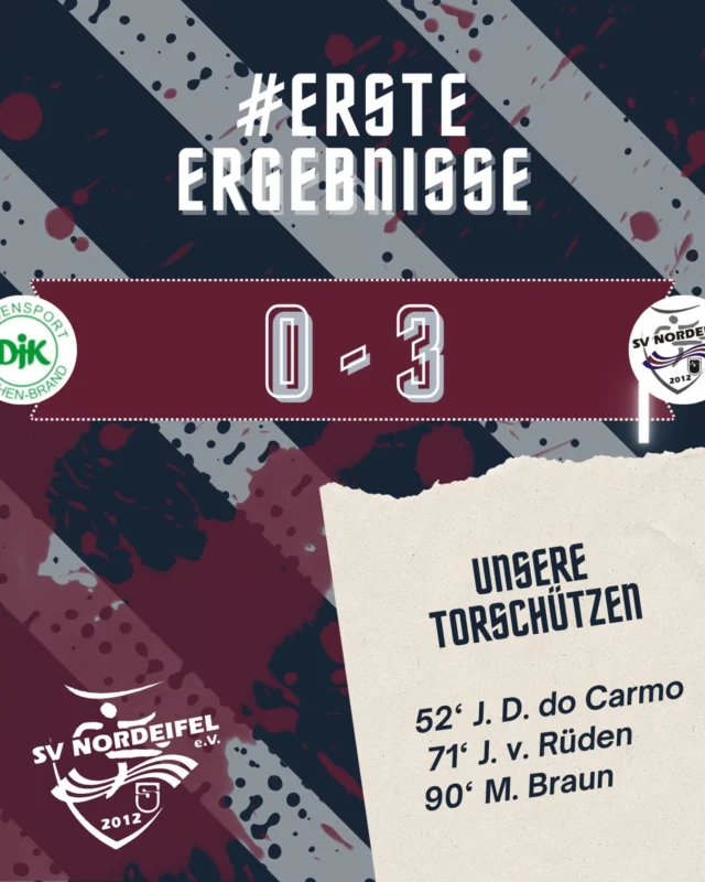 Das letzte #Auswärtsspiel unserer #Ersten endet nach einer starken zweiten #Halbzeit mit einem verdienten Sieg. 💪
